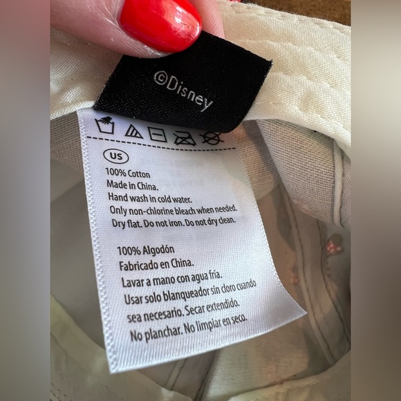 Disney Minnie Mouse baseball cap, Walt Disney World, girly, Mickey Mouse, GUC - Picture 3 of 4